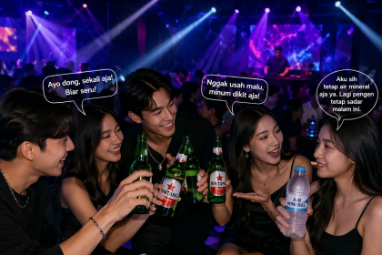 Fenomena dunia hiburan malam atau yang sering disebut “dugem” masih sering dipandang dengan stereotip yang sama: musik keras, lampu gemerlap, dan tentu saja alkohol. Banyak orang langsung mengaitkan aktivitas ini dengan minum-minuman keras, seolah itu adalah “paket wajib” yang tidak bisa dipisahkan. Padahal, realitanya tidak sesederhana itu.